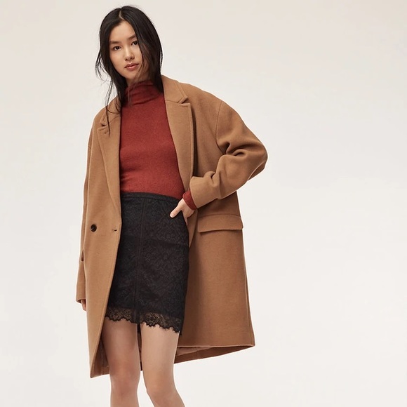 NEW Aritzia Wilfred Lis Black Lace Pencil Skirt XXS - Picture 3 of 3